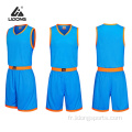 Accepter le maillot de basket-ball en gros design personnalisé